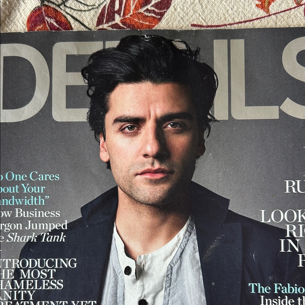 DETAILS Magazine featuring OSCAR ISAAC - Picture 2 of 7